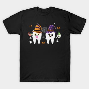 Funny Halloween Dentist Dental Men Women T-Shirt